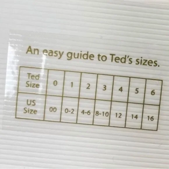 Ted Baker London Salyee Ribbed Scalloped Trim Knit Skater Dress NWOT S - Picture 9 of 9